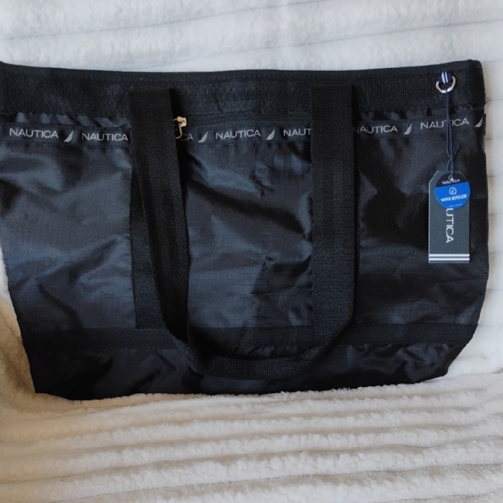 Nautica Black Tote Bag